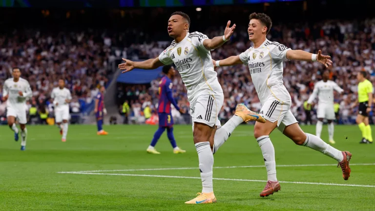Gol de Mbappé en el clásico