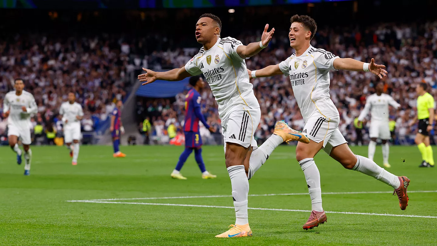 Gol de Mbappé en el clásico